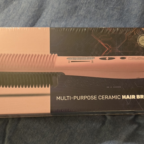 Royale Hair Styling Pro Flat Iron And The Multi Purpose Ceramic Hairbrush - Picture 9 of 14